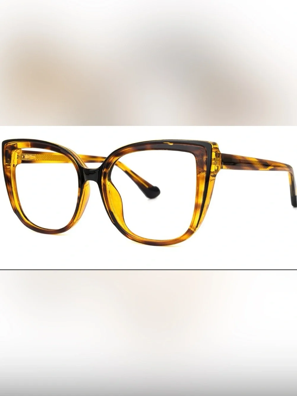Women’s Tortoiseshell Square Eyeglass Frames - Unbranded